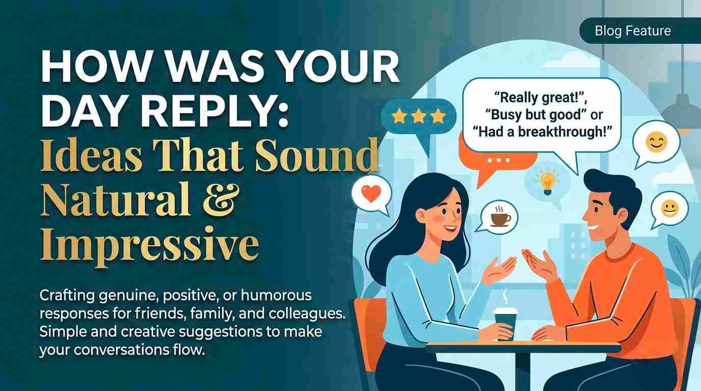 How Was Your Day Reply