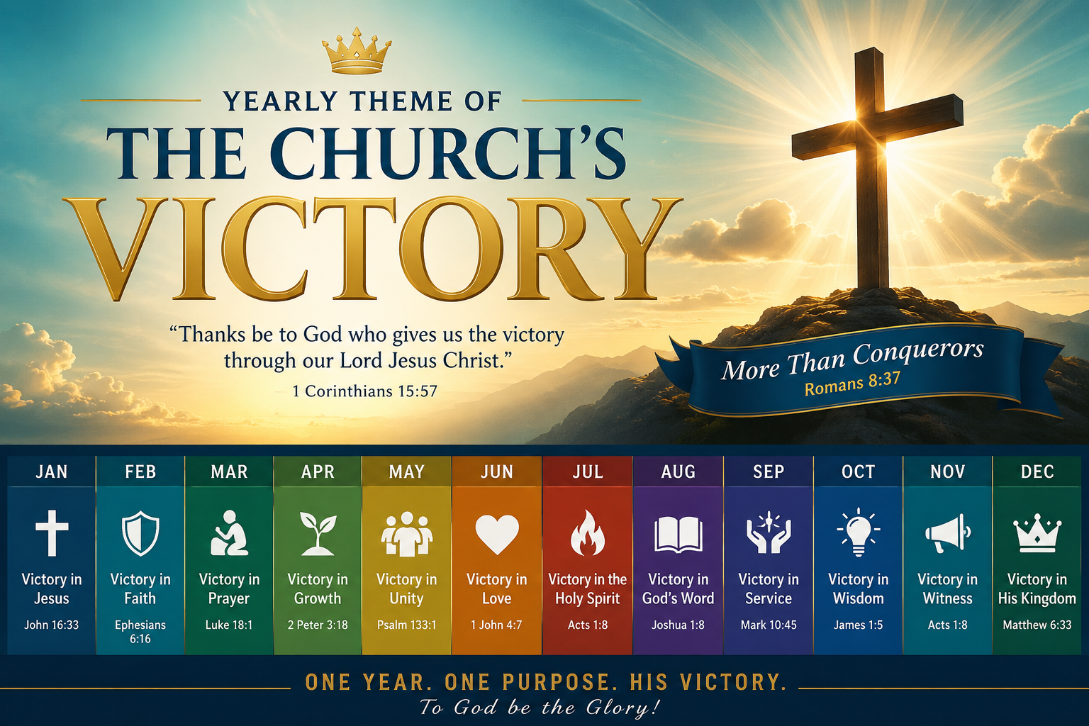 yearly theme of the churches victory