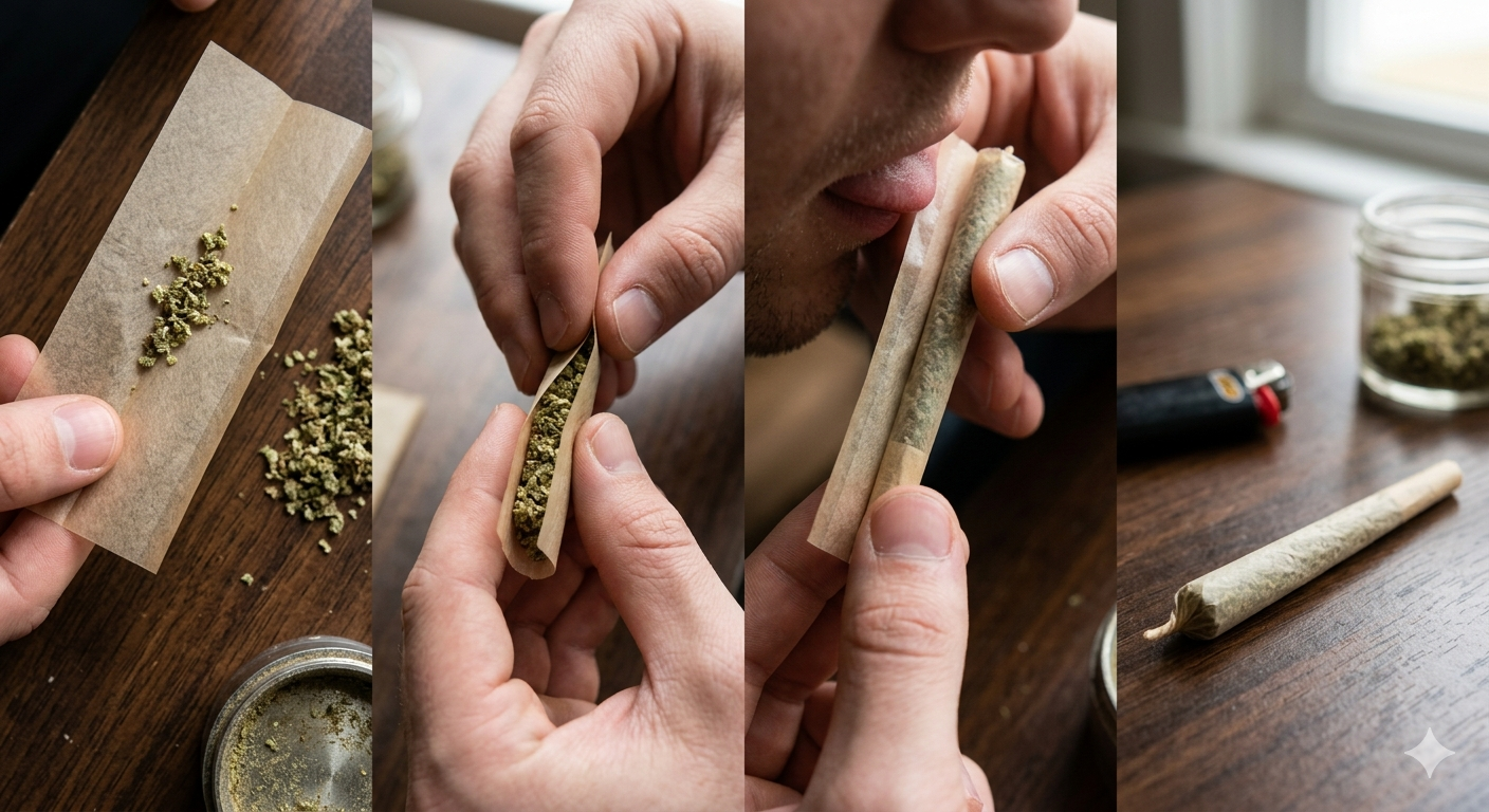 how to roll a joint with papers without filter
