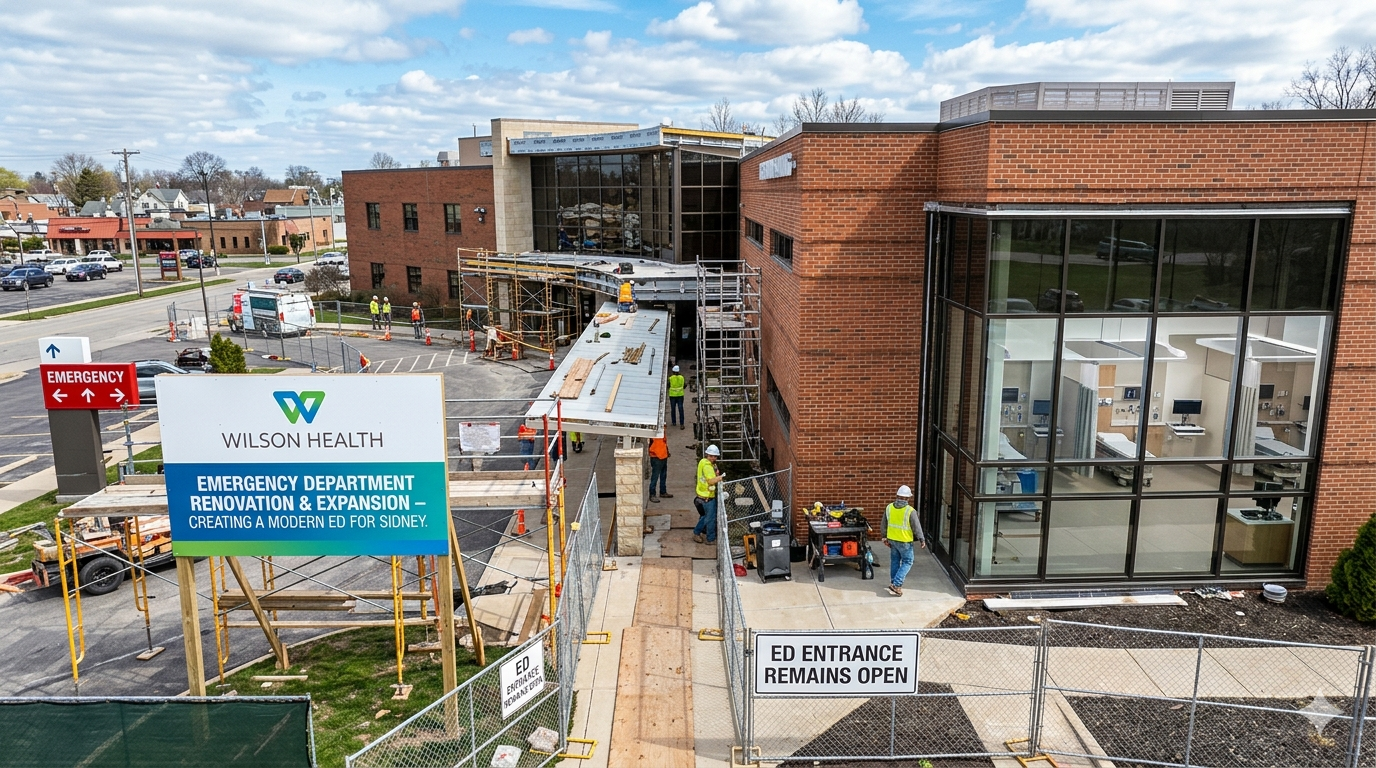 wilson health emergency department renovation sidney