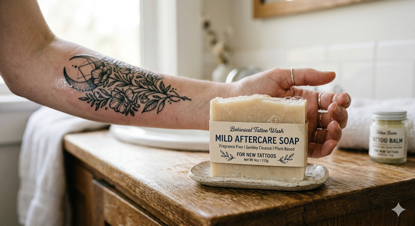 mild soap for tattao aftercare